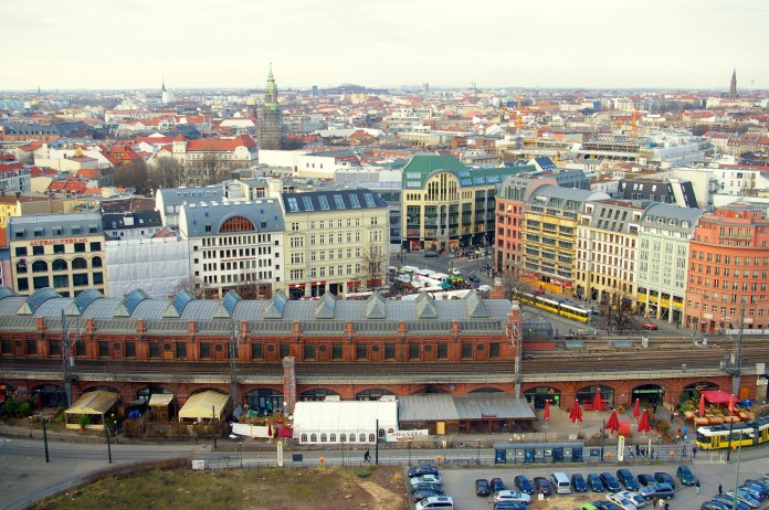 Vista de la zona de Hackescher Markt en Berlin Mitte